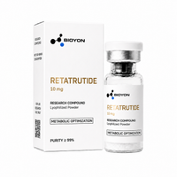 BIOYON Retatrutide – Flasche und Verpackung auf reinweißem Hintergrund